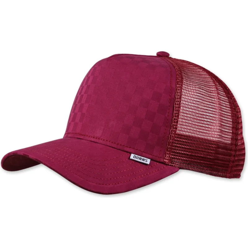 lippikset-kaareva-rekka-punainen-snapback-a-cuadros-tie-check-djinns