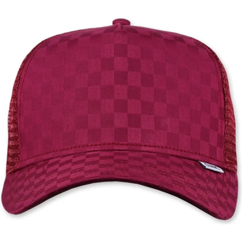 lippikset-kaareva-rekka-punainen-snapback-a-cuadros-tie-check-djinns