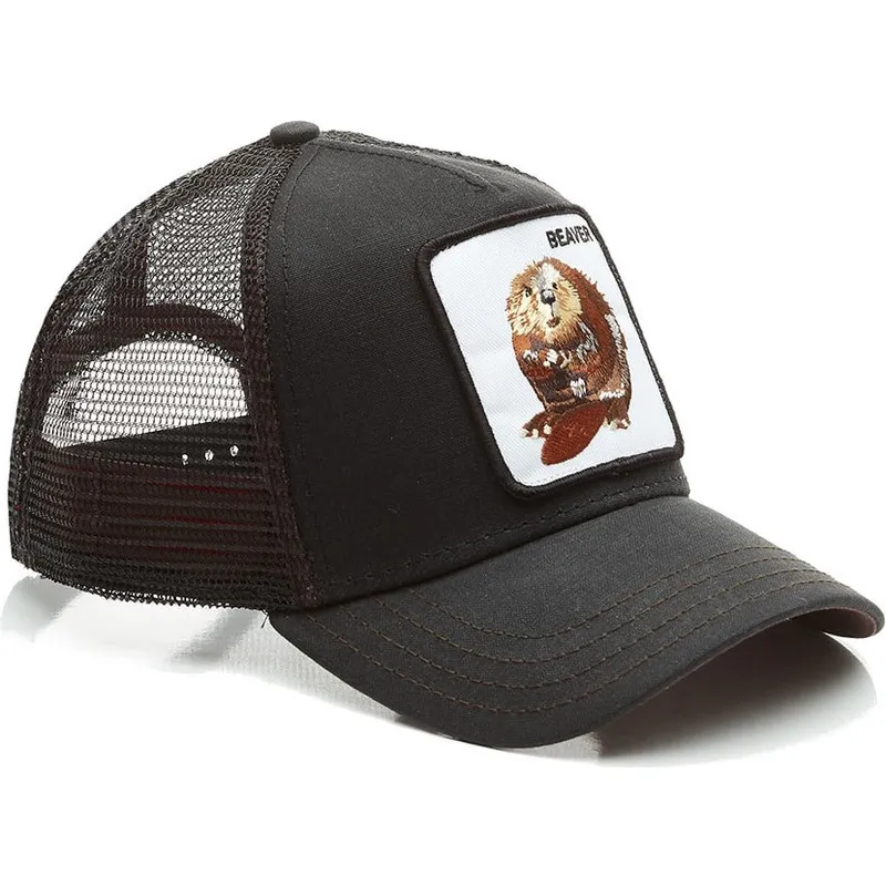 lippikset-kaareva-rekka-musta-snapback-waxed-the-farm-goorin-bros