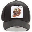 lippikset-kaareva-rekka-musta-snapback-waxed-the-farm-goorin-bros