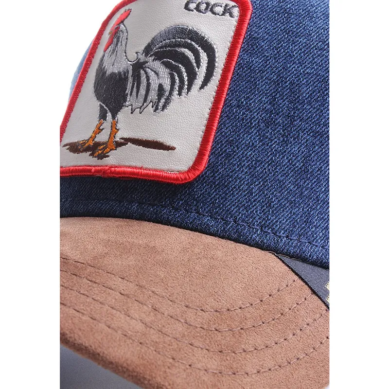 lippikset-kaareva-rekka-ruskea-snapback-denim-big-strut-the-farm-goorin-bros lippikset-kaareva-rekka-ruskea-snapback-denim-big-strut-the-farm-goorin-bros