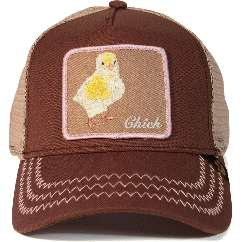 lippikset-kaareva-rekka-ruskea-snapback-chicky-boom-the-farm-goorin-bros lippikset-kaareva-rekka-ruskea-snapback-chicky-boom-the-farm-goorin-bros