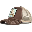 lippikset-kaareva-rekka-ruskea-snapback-beaver-the-farm-goorin-bros