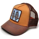 lippikset-kaareva-rekka-ruskea-snapback-lechuzas-hooters-the-farm-goorin-bros