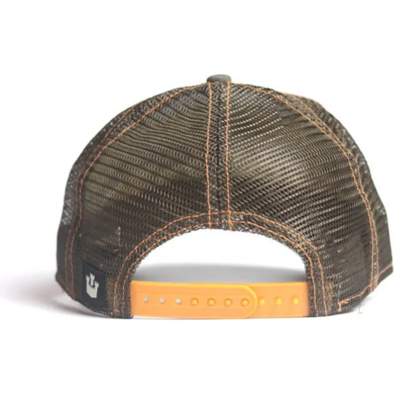 lippikset-kaareva-rekka-ruskea-snapback-lechuzas-hooters-the-farm-goorin-bros
