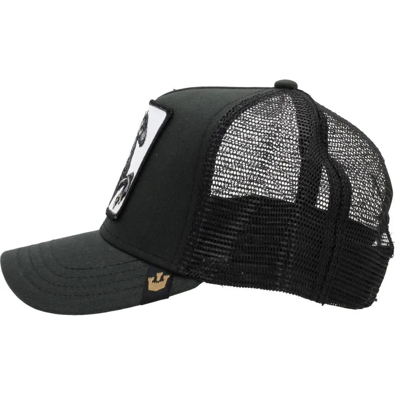 lippikset-kaareva-rekka-musta-snapback-spirit-stallion-the-farm-goorin-bros