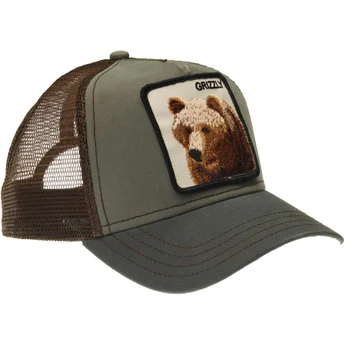 lippikset-kaareva-rekka-vihrea-snapback-grizz-the-farm-goorin-bros