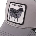 lippikset-kaareva-rekka-harmaa-snapback-shades-of-black-the-farm-goorin-bros