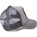 lippikset-kaareva-rekka-harmaa-snapback-shades-of-black-the-farm-goorin-bros
