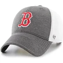 lippikset-kaareva-harmaa-saadettava-nauha-boston-red-sox-mlb-47-brand