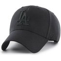 47-brand-curved-brim-black-logo-los-angeles-dodgers-mlb-mvp-black-snapback-cap
