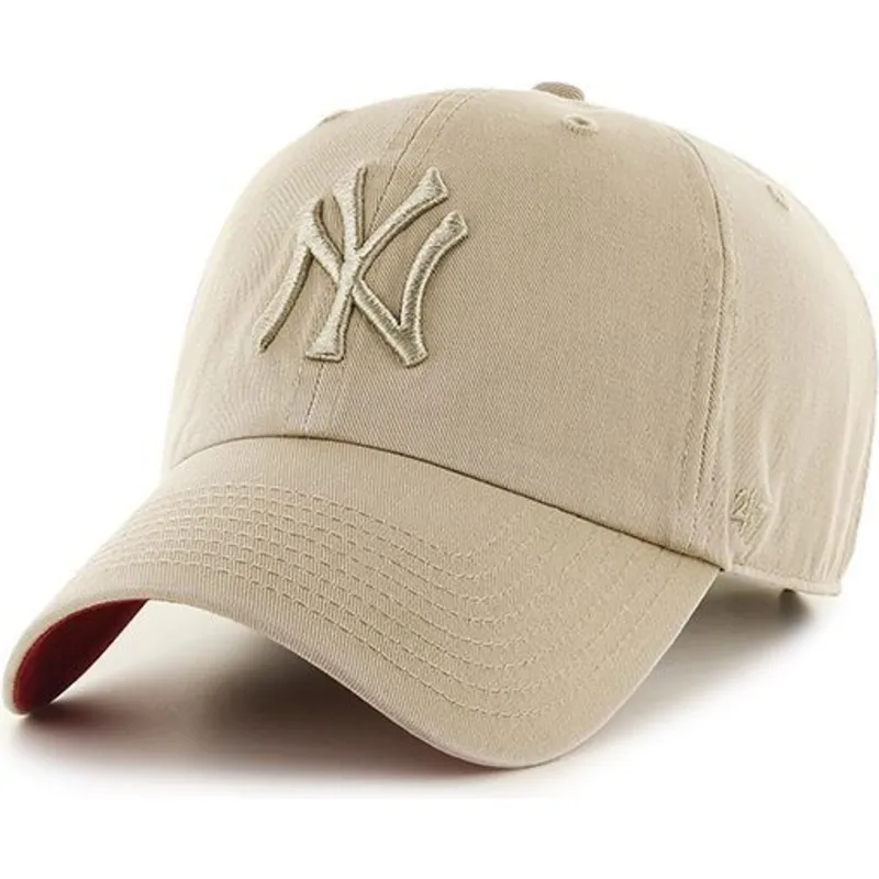 lippikset-kaareva-beige-saadettava-nauha-new-york-yankees-mlb-47-brand