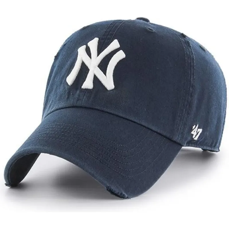 lippikset-kaareva-laivastonsininen-saadettava-nauha-new-york-yankees-mlb-47-brand lippikset-kaareva-laivastonsininen-saadettava-nauha-new-york-yankees-mlb-47-brand