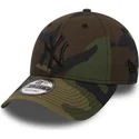 lippikset-kaareva-maastokuvio-saadettava-nauha-9forty-essential-new-york-yankees-mlb-new-era