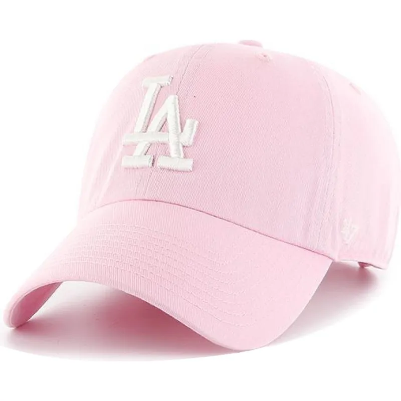 cap-kaareva-pink-adjustable-strap-los-angeles-dodgers-mlb-47-brand