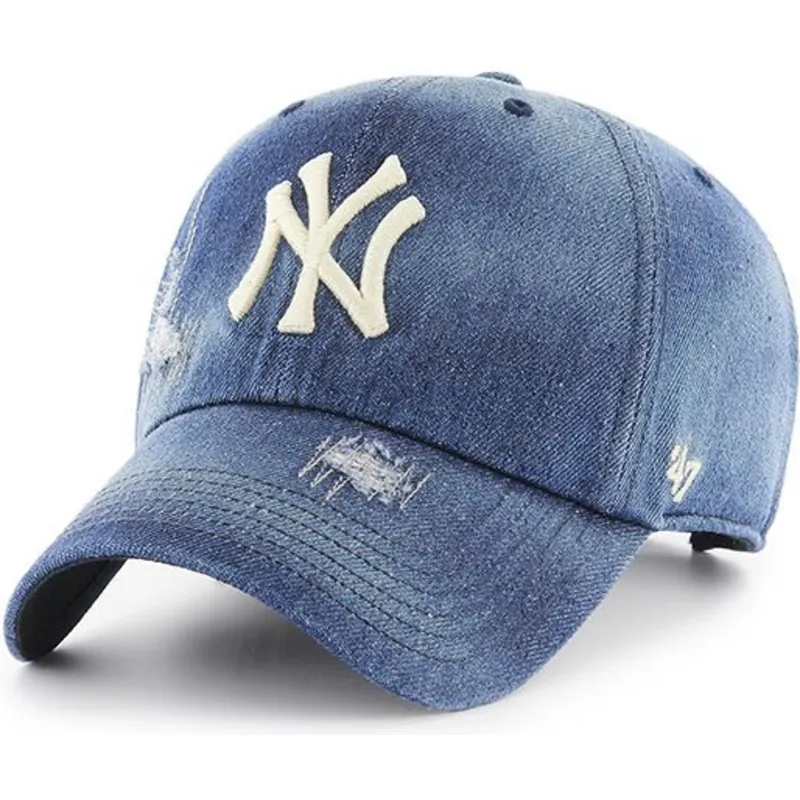 lippikset-kaareva-laivastonsininen-saadettava-nauha-vaquero-new-york-yankees-mlb-47-brand