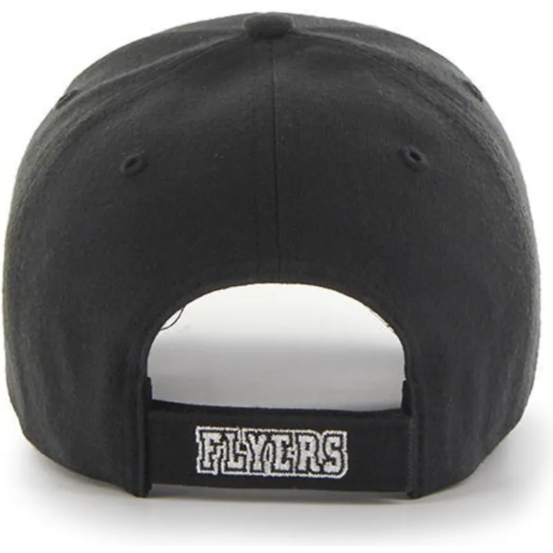 lippikset-kaareva-musta-saadettava-nauha-philadelphia-flyers-mlb-47-brand