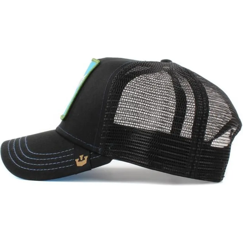 lippikset-kaareva-rekka-musta-snapback-peace-keeper-the-farm-goorin-bros