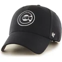 lippikset-kaareva-musta-snapback-chicago-cubs-mlb-47-brand