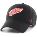 lippikset-kaareva-musta-saadettava-nauha-detroit-red-wings-nhl-47-brand