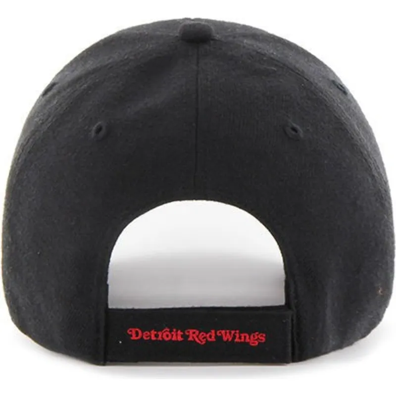 lippikset-kaareva-musta-saadettava-nauha-detroit-red-wings-nhl-47-brand