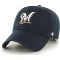 lippikset-kaareva-laivastonsininen-saadettava-nauha-milwaukee-brewers-mlb-47-brand