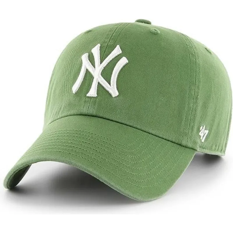 cap-kaareva-green-adjustable-strap-helecho-new-york-yankees-mlb-47-brand cap-kaareva-green-adjustable-strap-helecho-new-york-yankees-mlb-47-brand