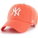 cap-kaareva-orange-adjustable-strap-pomelo-new-york-yankees-mlb-47-brand