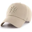 lippikset-kaareva-beige-saadettava-nauha-new-york-yankees-mlb-47-brand