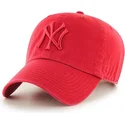 lippikset-kaareva-punainen-saadettava-nauha-new-york-yankees-mlb-47-brand