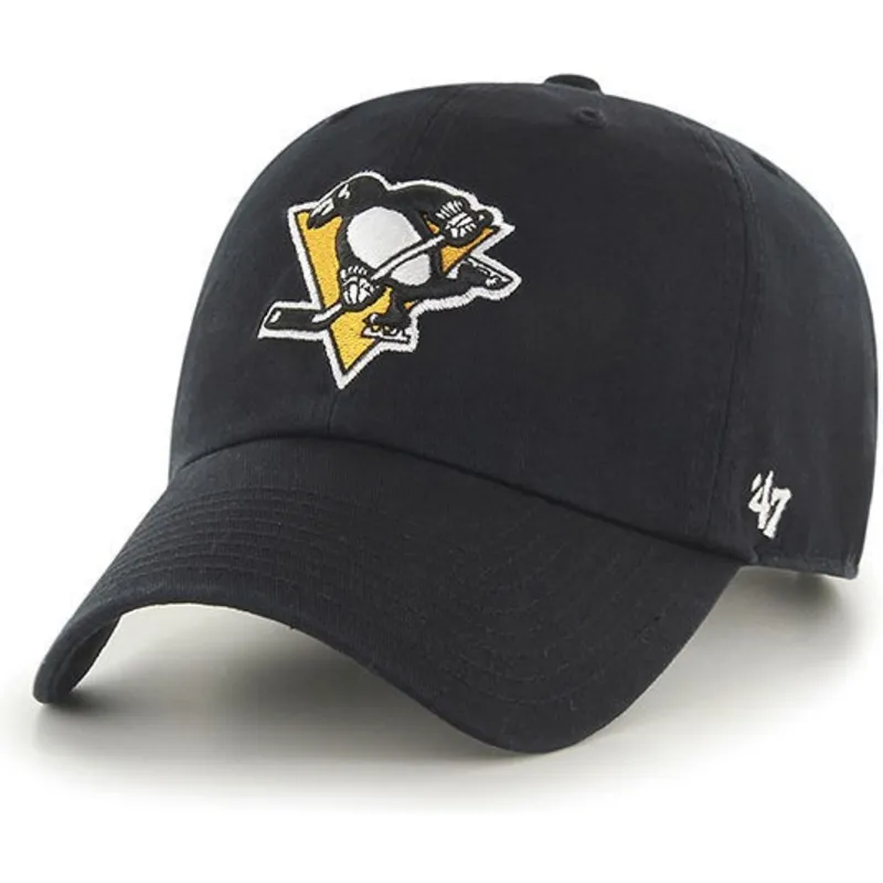 lippikset-kaareva-musta-saadettava-nauha-pittsburgh-penguins-nhl-47-brand lippikset-kaareva-musta-saadettava-nauha-pittsburgh-penguins-nhl-47-brand