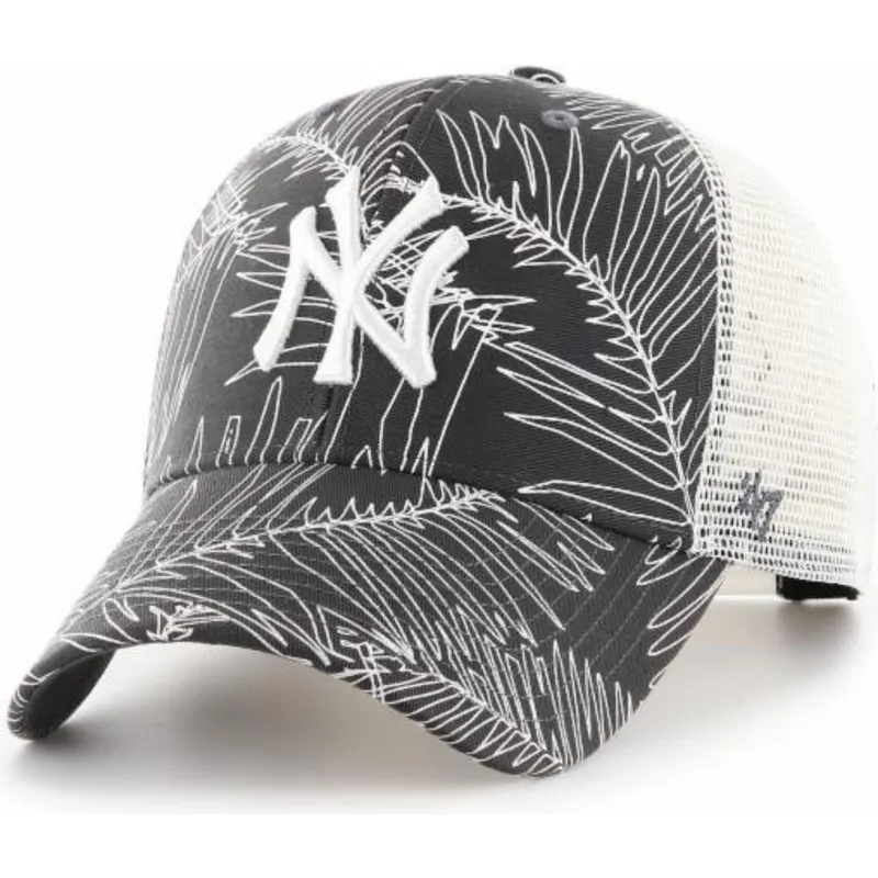 lippikset-kaareva-rekka-musta-snapback-new-york-yankees-mlb-47-brand