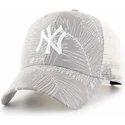 lippikset-kaareva-rekka-harmaa-snapback-new-york-yankees-mlb-47-brand