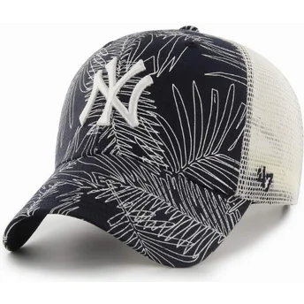 lippikset-kaareva-rekka-laivastonsininen-snapback-new-york-yankees-mlb-47-brand