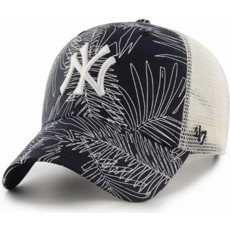 lippikset-kaareva-rekka-laivastonsininen-snapback-new-york-yankees-mlb-47-brand