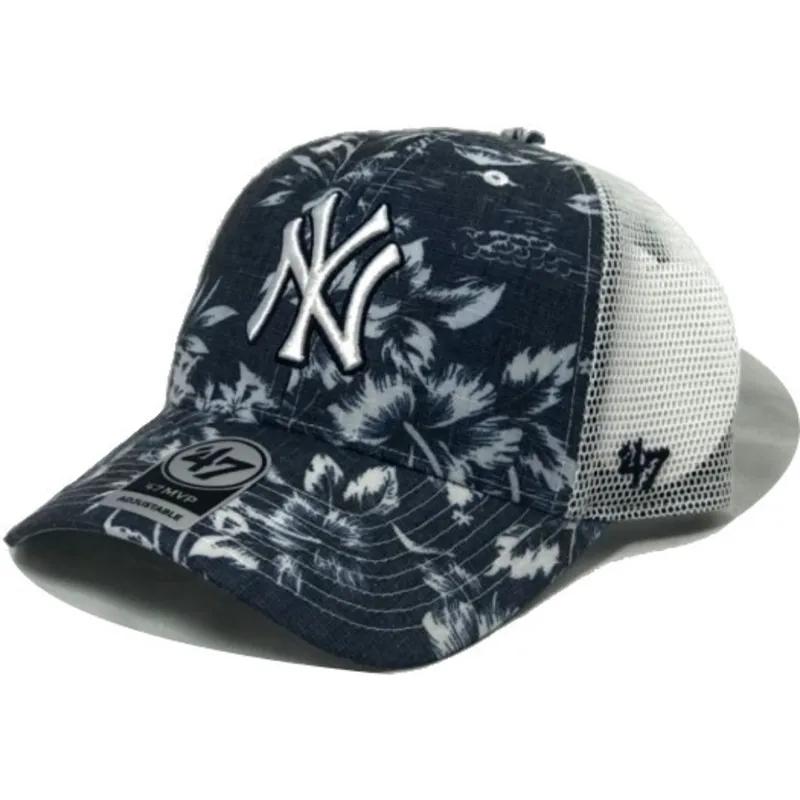 lippikset-kaareva-rekka-laivastonsininen-snapback-new-york-yankees-mlb-47-brand