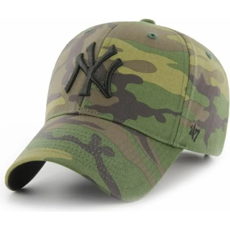 lippikset-kaareva-maastokuvio-saadettava-nauha-new-york-yankees-mlb-47-brand