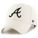 lippikset-kaareva-kerma-snapback-atlanta-braves-mlb-47-brand