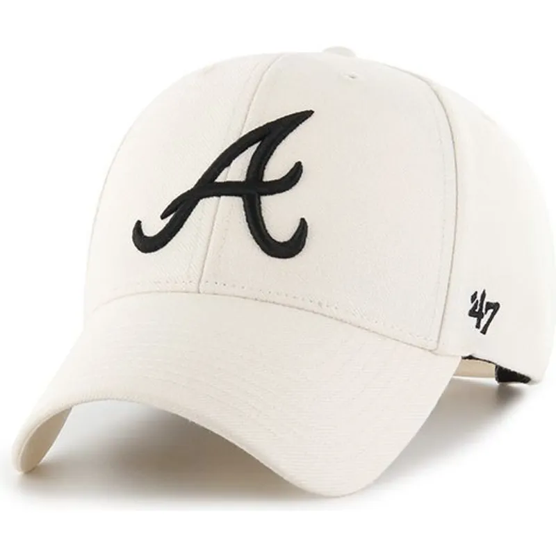 lippikset-kaareva-kerma-snapback-atlanta-braves-mlb-47-brand lippikset-kaareva-kerma-snapback-atlanta-braves-mlb-47-brand