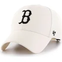 lippikset-kaareva-kerma-snapback-boston-red-sox-mlb-47-brand