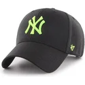 lippikset-kaareva-musta-snapback-new-york-yankees-mlb-47-brand