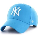 lippikset-kaareva-sininen-snapback-glaciar-new-york-yankees-mlb-47-brand