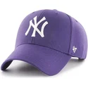 lippikset-kaareva-violetti-snapback-new-york-yankees-mlb-47-brand