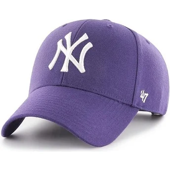 Cap kaareva violet snapback New York Yankees MLB 47 Brand