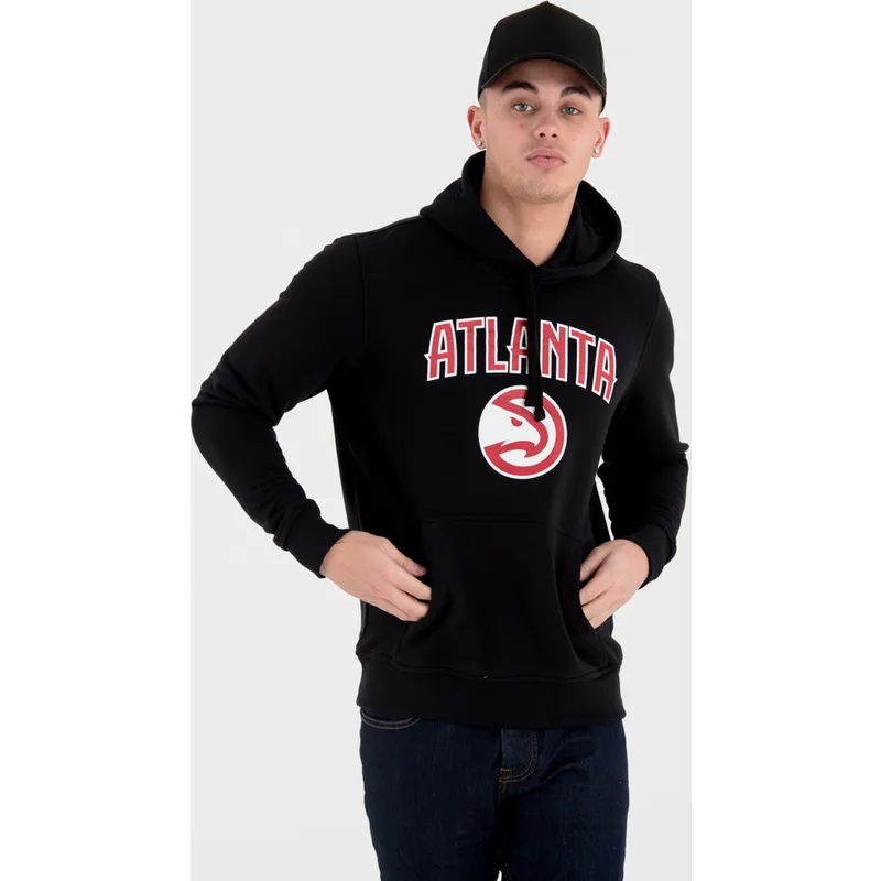 hupparit-hupullinen-musta-pullover-hoody-atlanta-hawks-nba-new-era