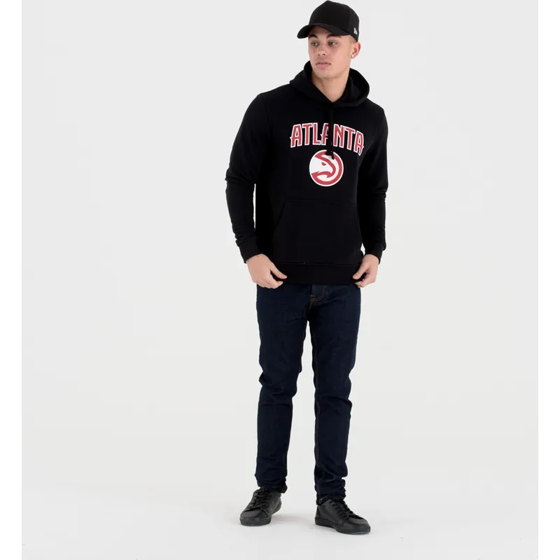 hupparit-hupullinen-musta-pullover-hoody-atlanta-hawks-nba-new-era