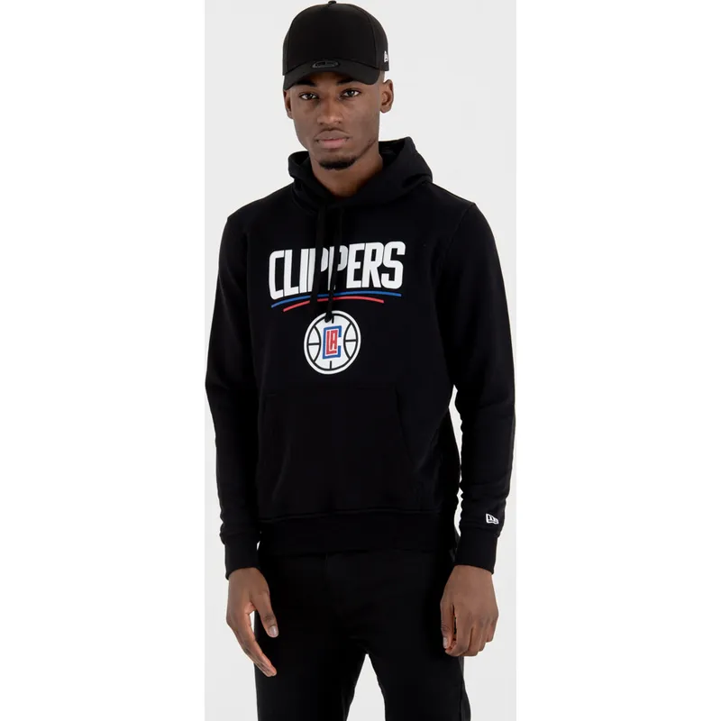 hupparit-hupullinen-musta-pullover-hoody-los-angeles-clippers-nba-new-era