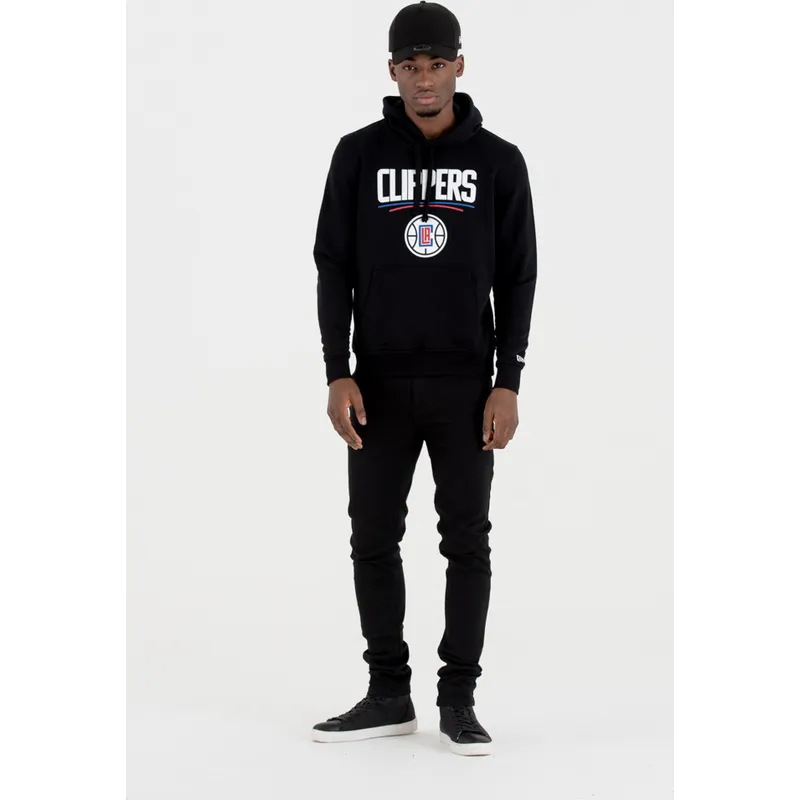 hupparit-hupullinen-musta-pullover-hoody-los-angeles-clippers-nba-new-era