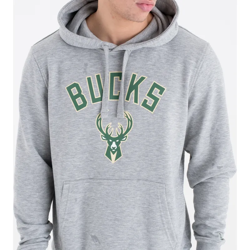 hupparit-hupullinen-harmaa-pullover-hoody-milwaukee-bucks-nba-new-era