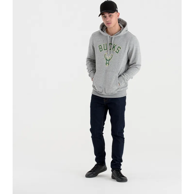 hupparit-hupullinen-harmaa-pullover-hoody-milwaukee-bucks-nba-new-era